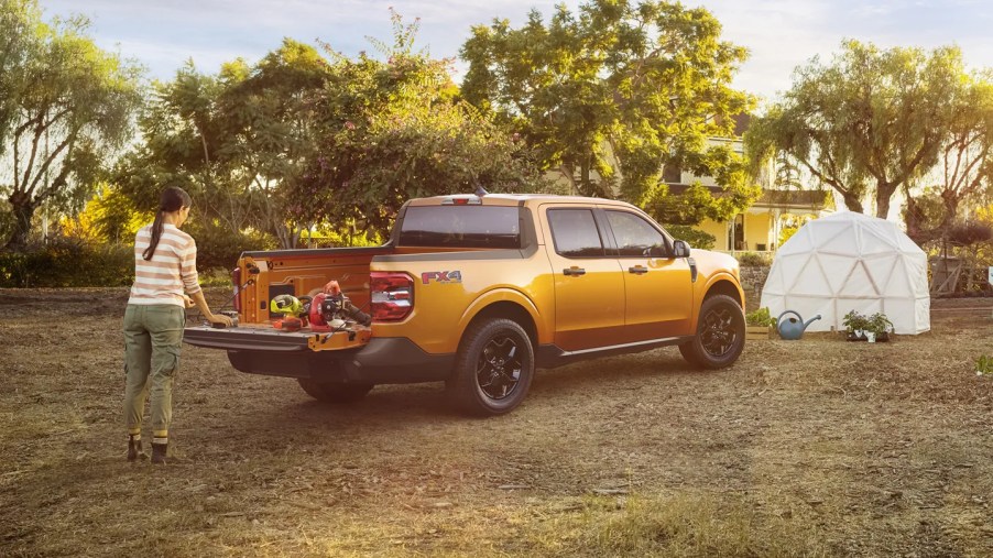 The 2022 Ford Maverick with the FX4 Off-Road Package of off-road capability.