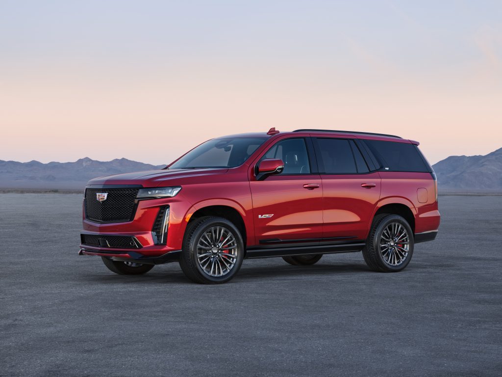 The 2023 Cadillac Escalade V-Series SUV is one of Consumer Reports' trucks and SUVs that will cost you dearly at the gas pump.  Bad fuel consumption.