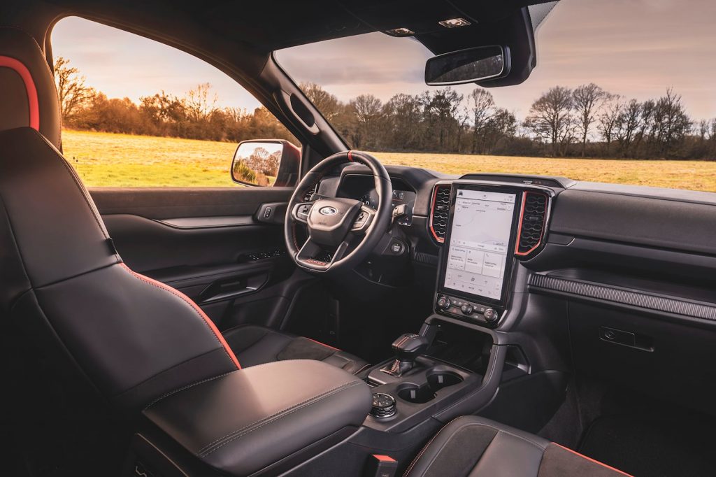 2023 Ford Ranger Raptor interior