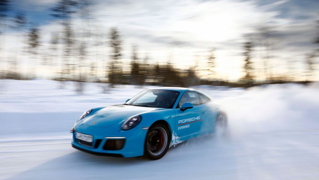 A Porsche 911 Carrera 4 is one of the best snow cars