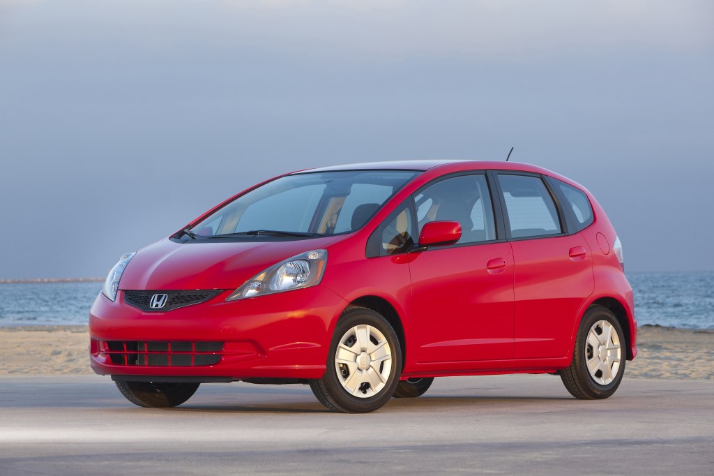 A used 2012 Honda Fit is one of the best used cars for the price of a new Chevrolet Spark