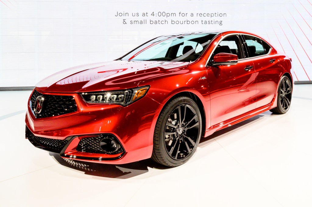 The Acura ILX at the New York International Auto Show.