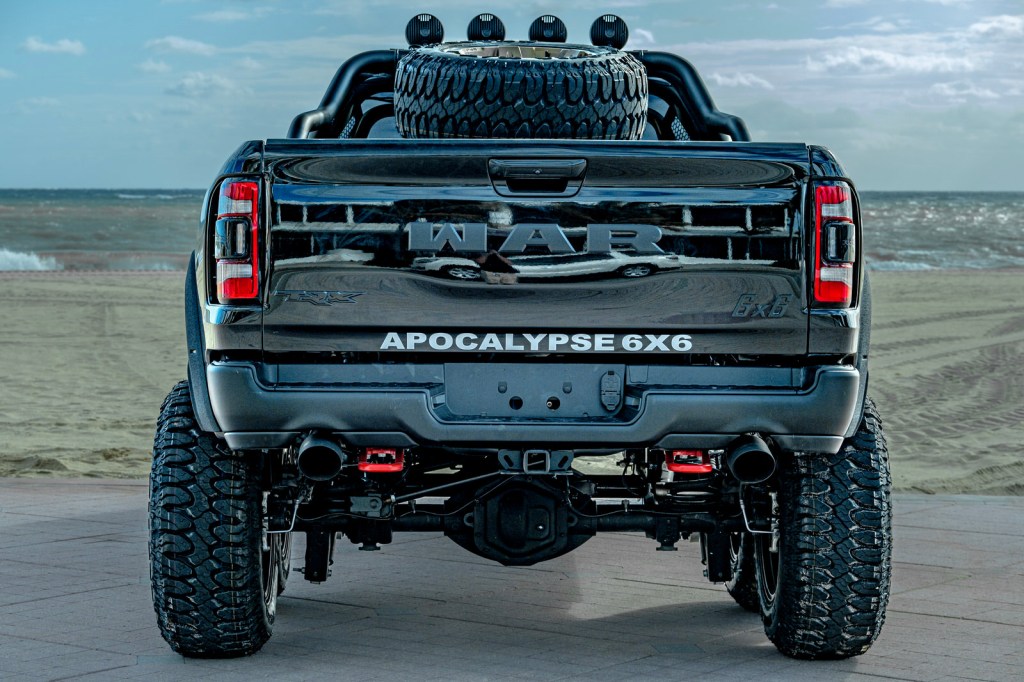 A custom 6x6 Hellcat-powered pickup truck with the best name ever, Apocalypse Warlord.