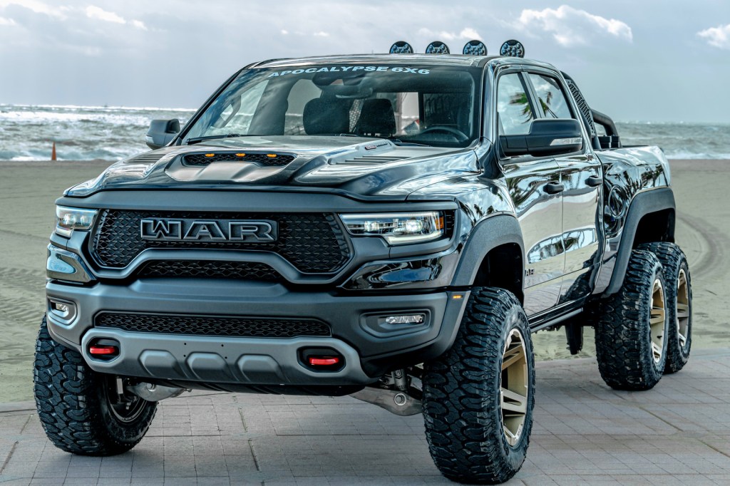 The custom Apocalypse Warlord pickup truck which sold at auction for $275K. 