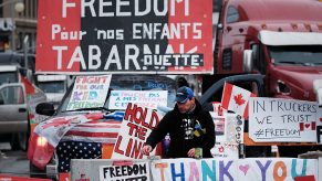 Canada truck protesters