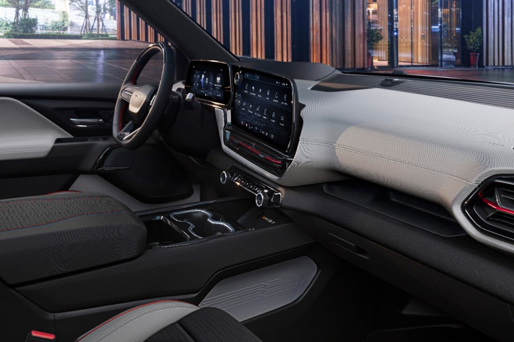 Dashboard of 2024 Chevy Silverado EV, which could be the best electric pickup truck