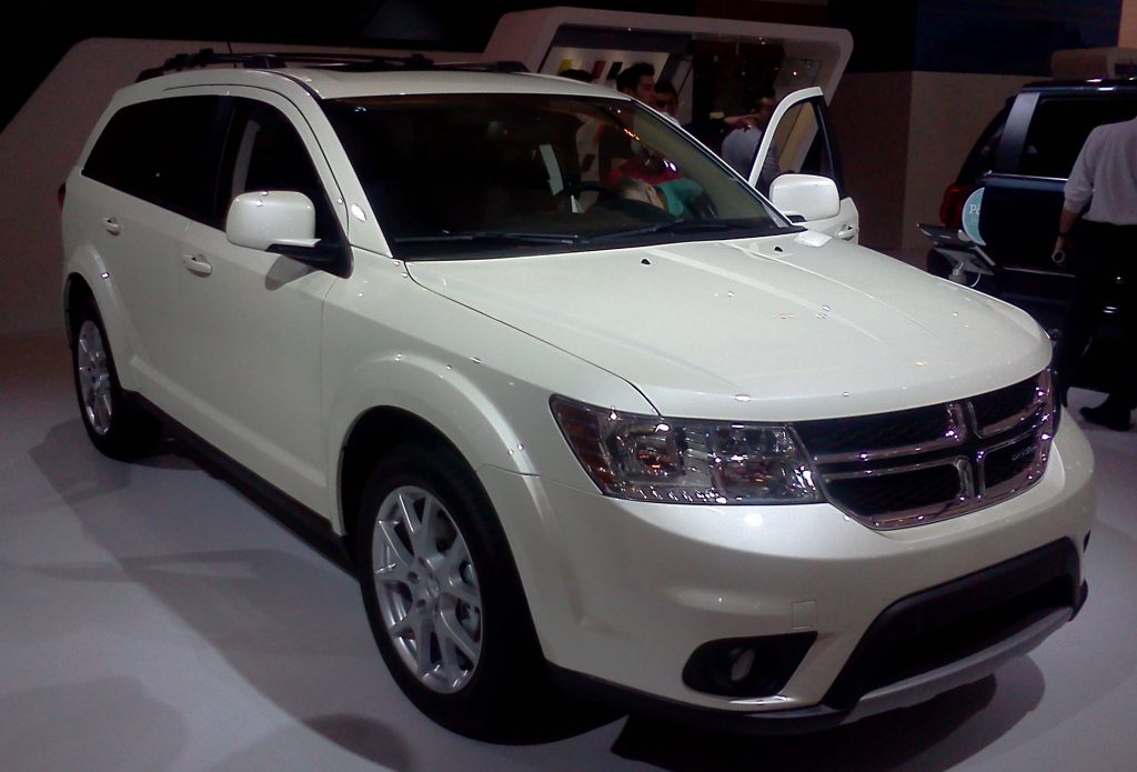 The Dodge Journey is a three-row SUV.