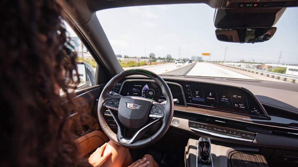 Super cruise in action for a Cadillac Escalade
