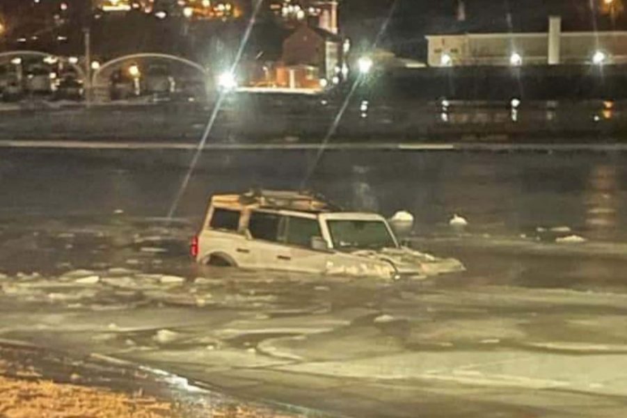 Ford Bronco in Ohio River