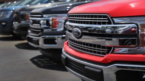 Ford F-150 full-size pickup trucks.