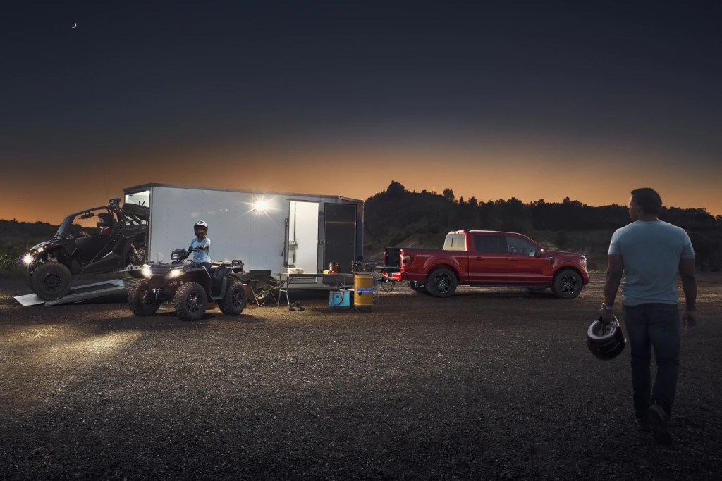 The 2022 Ford F-150 is a new full-size truck that is ready to tow.