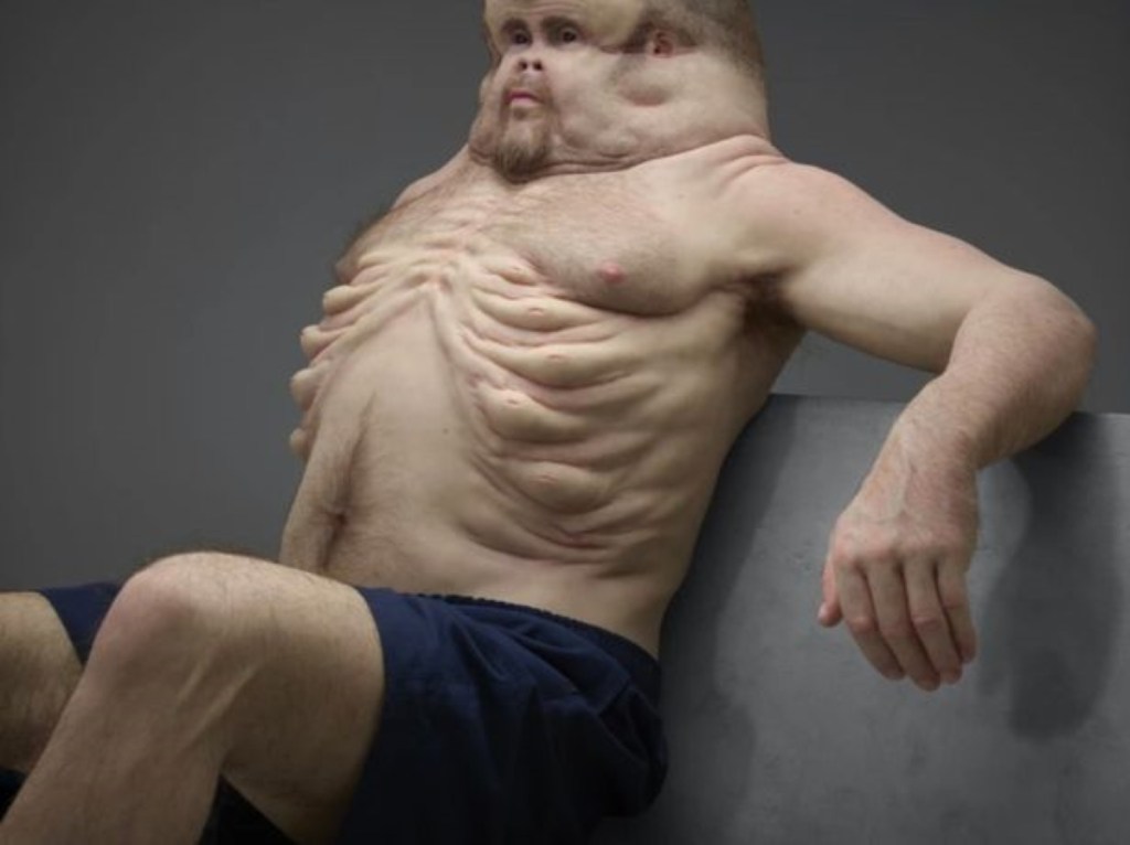 Graham, a mutant superhuman that could survive a high-speed car crash, relaxing on a sofa