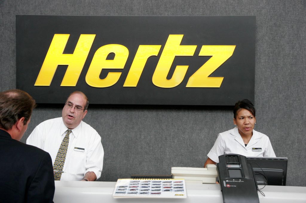 Hertz Rental order desk