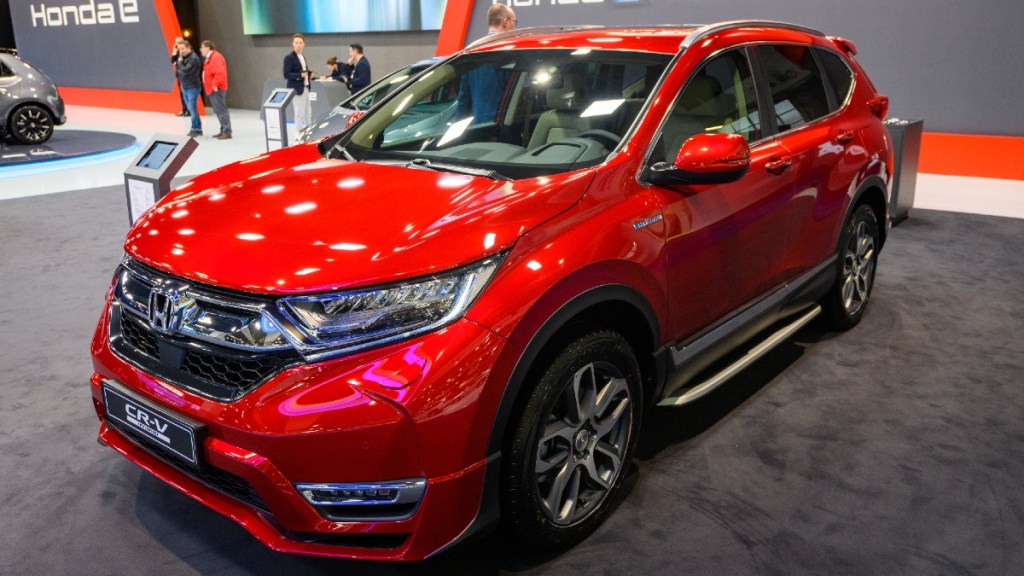 Honda CR-V at auto show