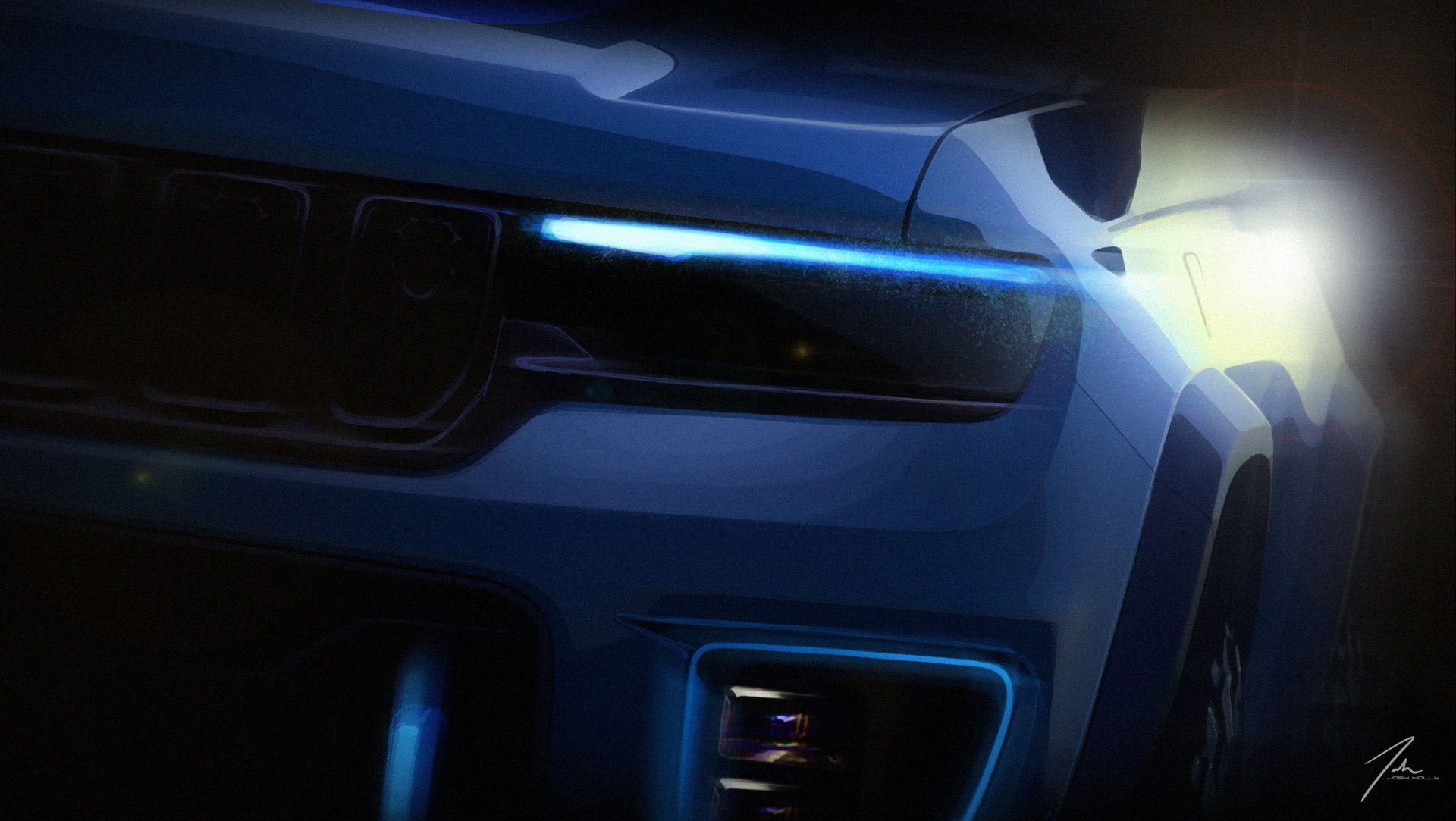 2022 Jeep Grand Cherokee 4xe teaser for Easter Jeep Safari 
