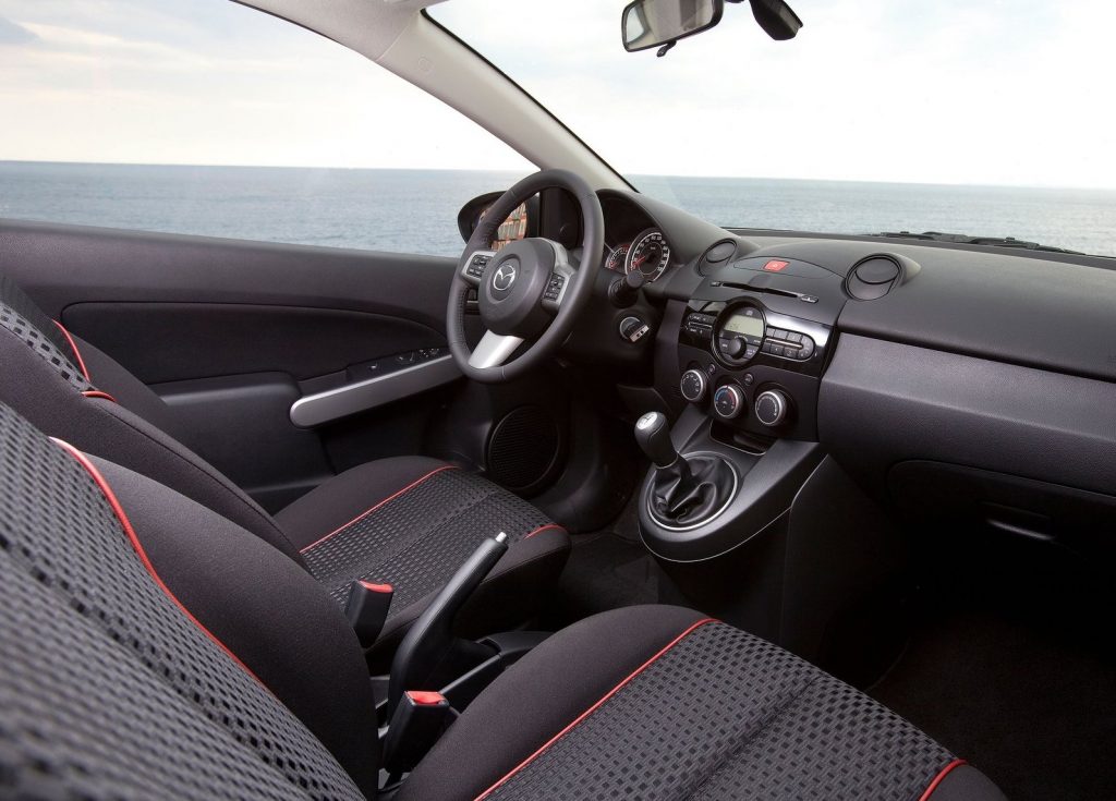 Interior of the 2011 Mazda2 