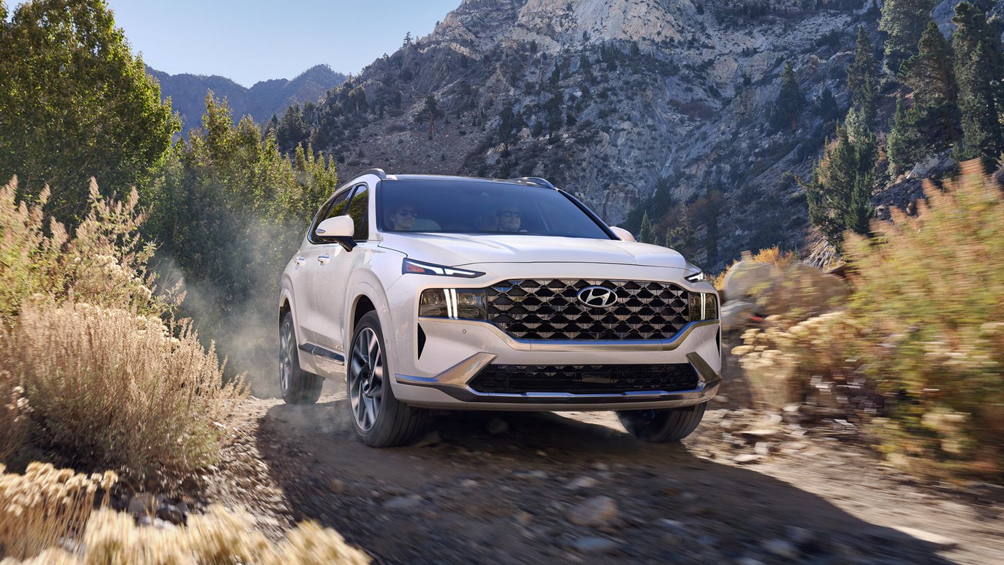 This 2022 Hyundai Santa Fe Recall Is Because of a Fire Risk