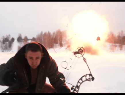 Infamous Russian YouTuber Blows Up a Perfectly-Good BMW M5 Competiton With Bow and Arrow