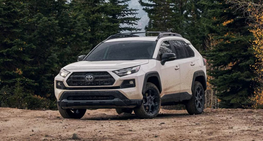 A white 2022 Toyota RAV4 XLE Premium, what features are in the TRD Off-Road package?