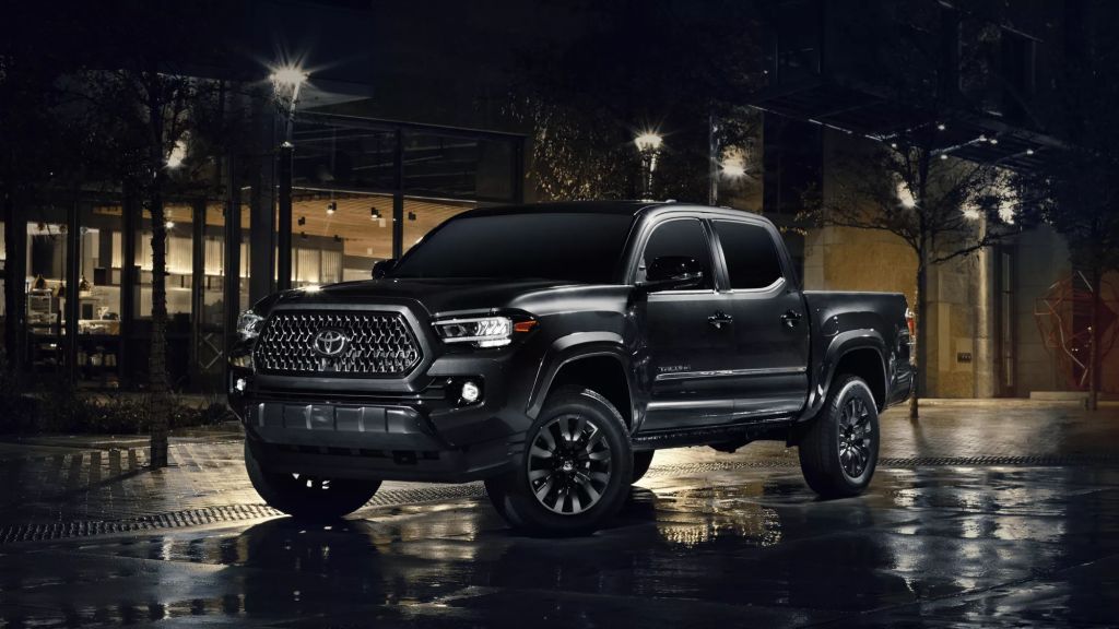 A high-end trim of the new Toyota Tacoma truck.