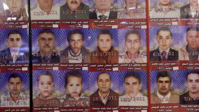 Missing persons posters in Libya featured at the Misrata museum