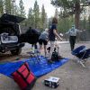 Campers breaking 'Leave no Trace' principles and rules with illegal camping in Holcomb Valley, California