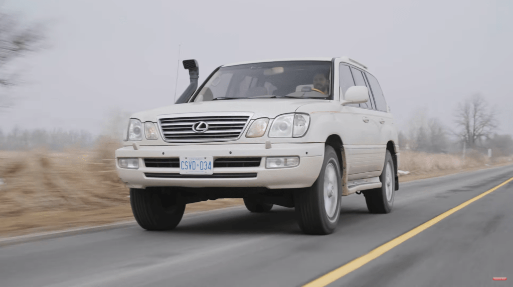 A 2003 Lexus LX470 is compared to a modern 2022 Lexus LX600, Throttle House drove them both.
