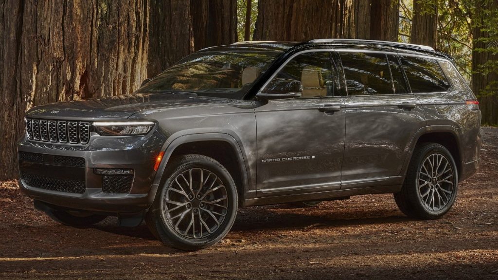 2022 Jeep Grand Cherokee L in the woods