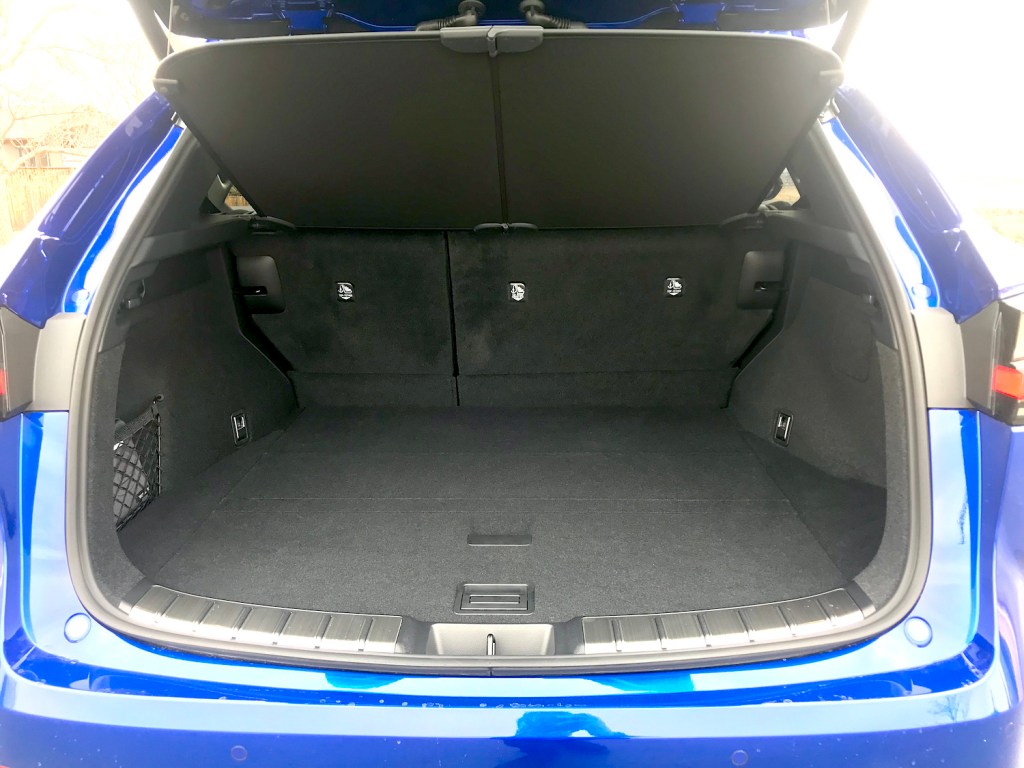 2022 Lexus NX F Sport cargo area