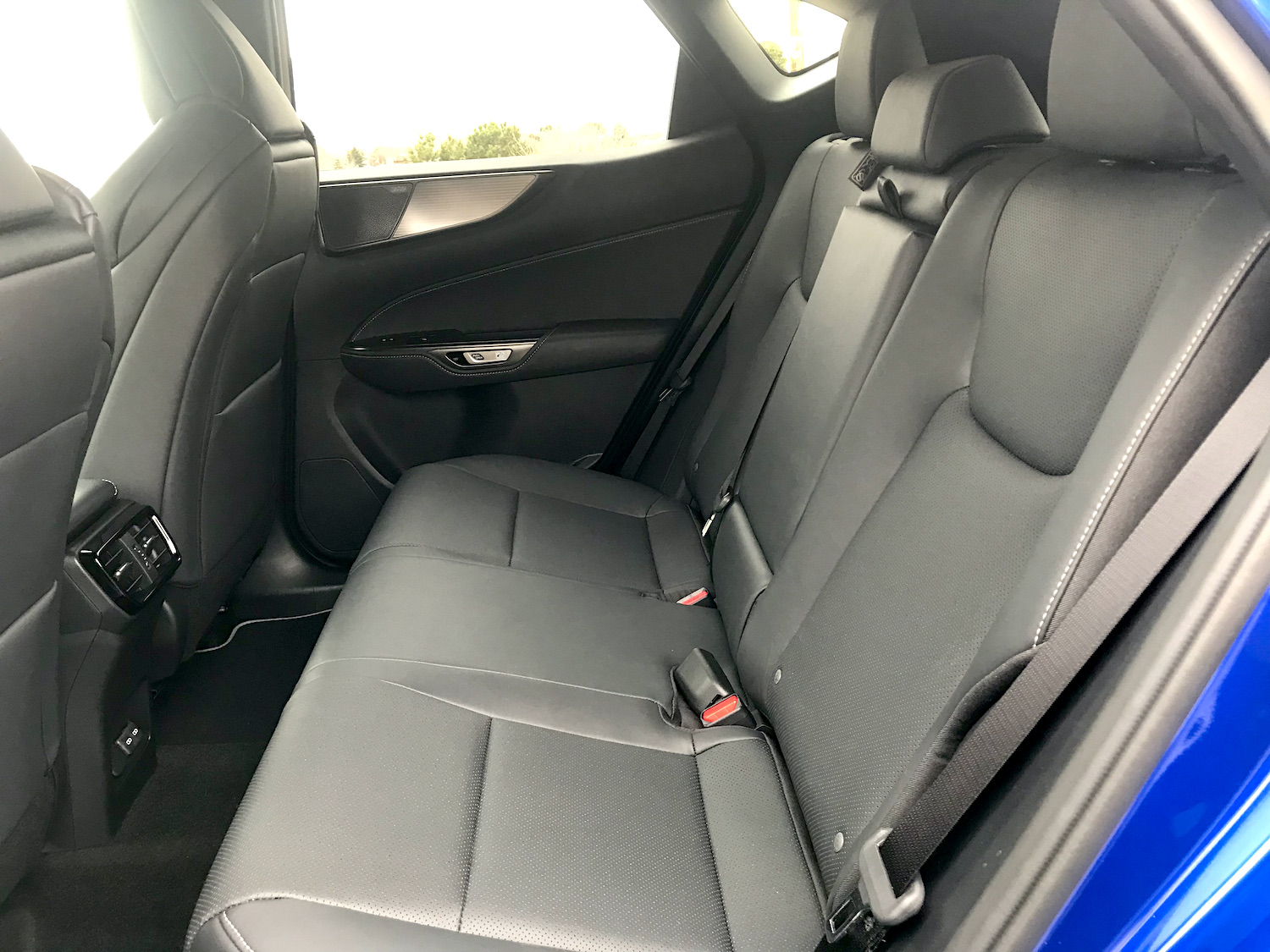 2022 Lexus NX F Sport rear seat