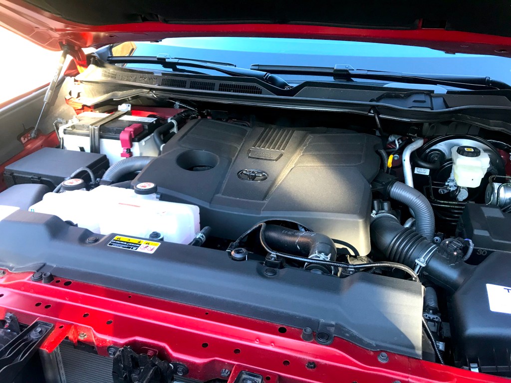 2022 Toyota Tundra engine view