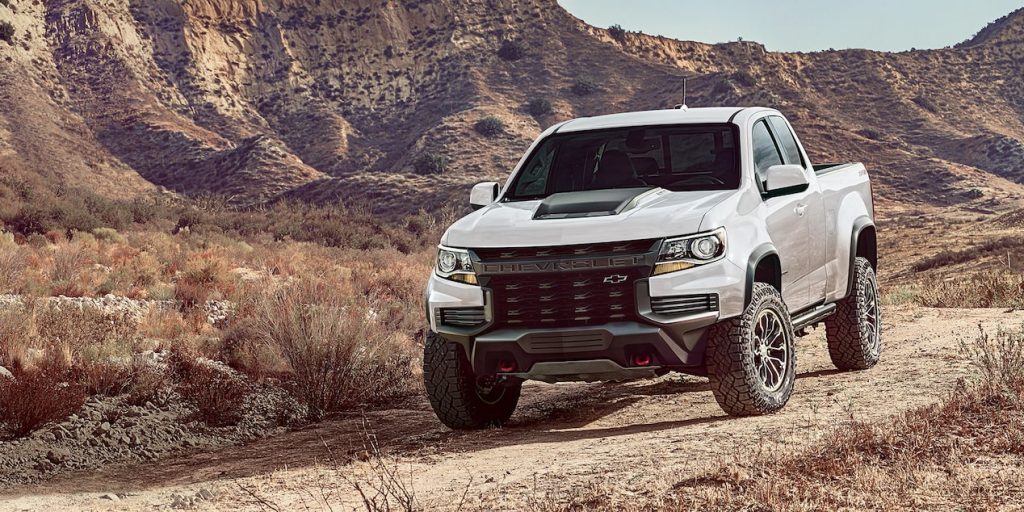 When equipped with the ZR2 package, the 2022 Chevy Colorado offers a V6 engine