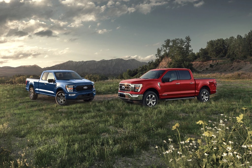 The 2022 Ford F-150 can be equipped as a hybrid, which offers serious efficiency. 