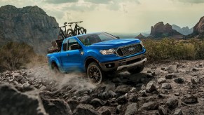 The 2022 Ford Ranger is a mid-size truck with off-road capability, especially with the FX4 Off-Road package