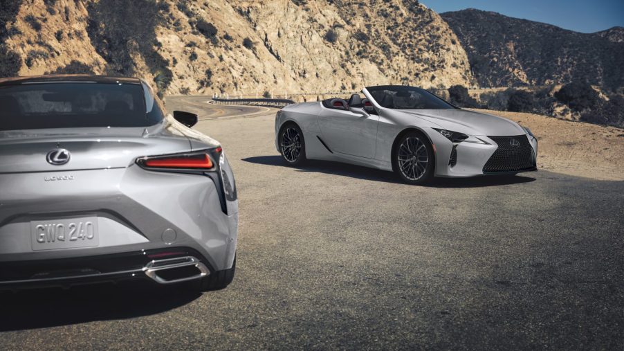 2022 Lexus LC 500 Inspiration Series coupe and convertible