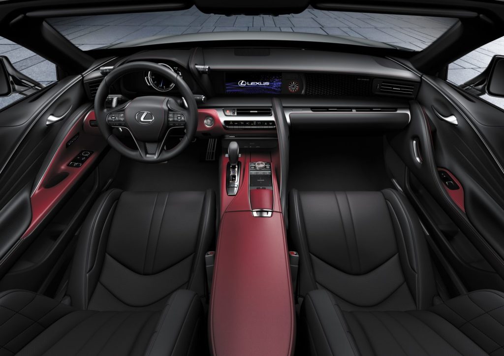 2022 Lexus LC 500 Inspiration Series interior