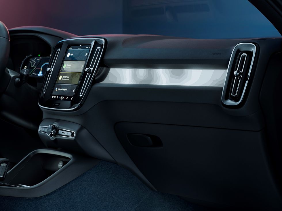 2022 Volvo C40 Recharge interior, Volvo has one of the best factory installed audio systems.