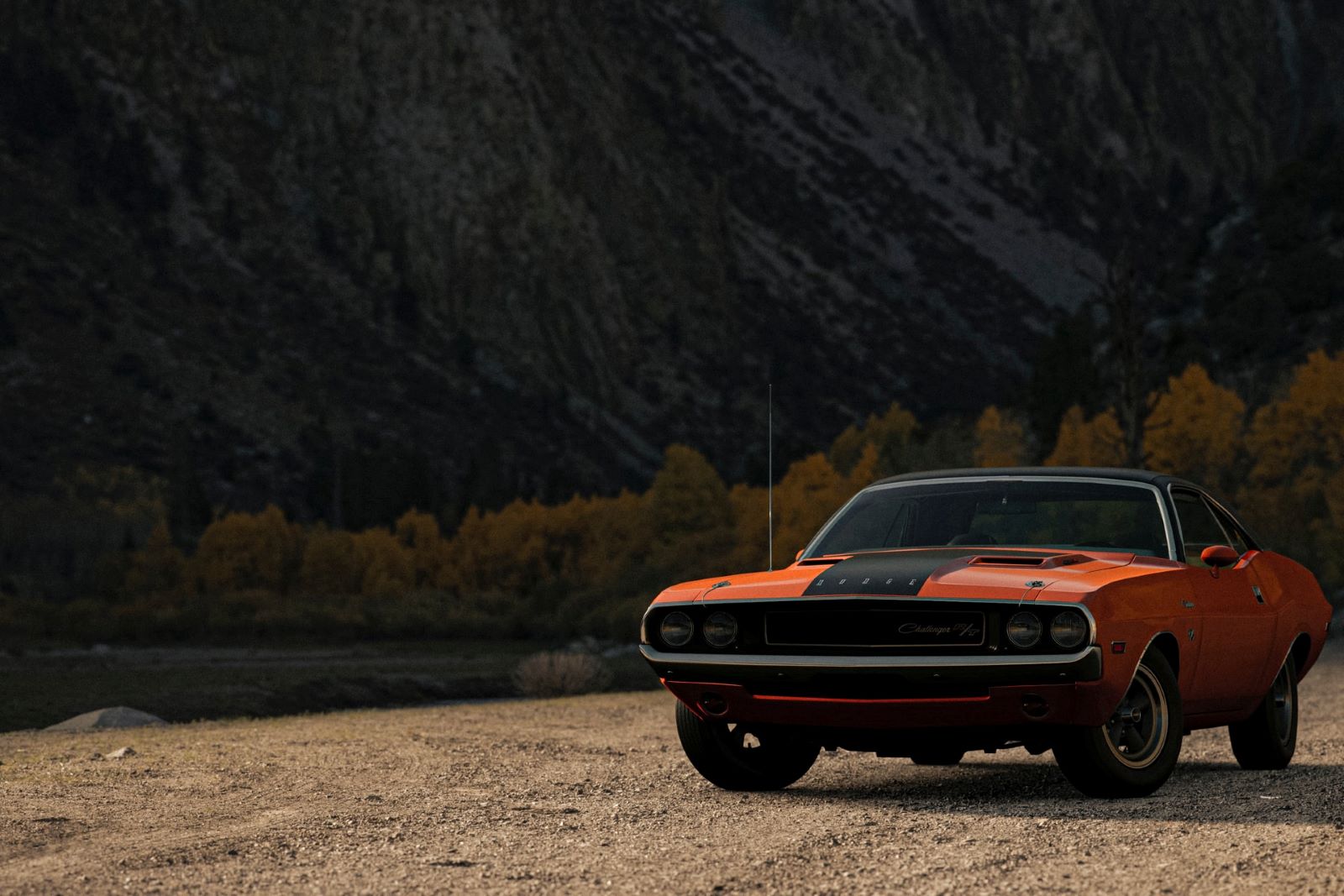 Vintage 70s Dodge Charger, one of the best American muscle cars
