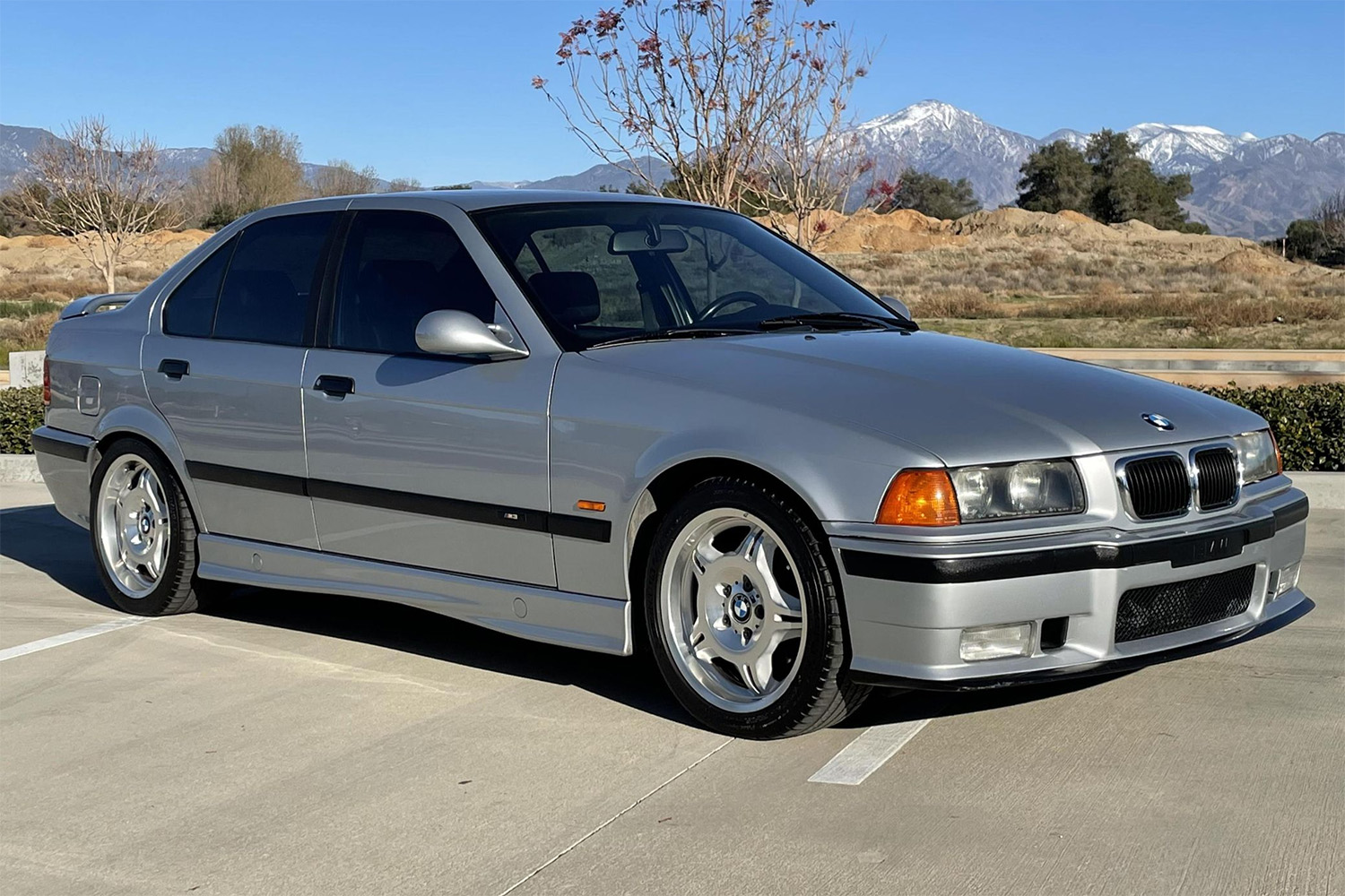 1998 BMW E36 M3 in Silver with automatic transmission for sale on Cars and Bids