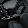 This is a black leather interior in a BMW X7 luxury suv.