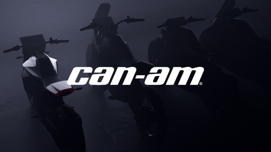The shadowy Can-Am Motorcycles electric lineup teaser