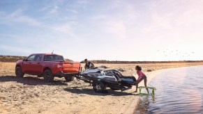 The 2022 Ford Maverick demonstrates is capability as a small truck