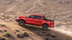 The 2022 Ford Ranger is a mid-size truck with four-wheel drive