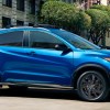 A blue 2022 Honda HR-V small SUV is parked.