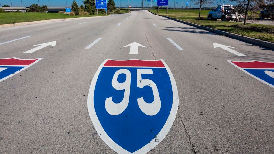 Interstate 95 road sign