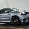 2021 Jeep Grand Cherokee Trackhawk on the road