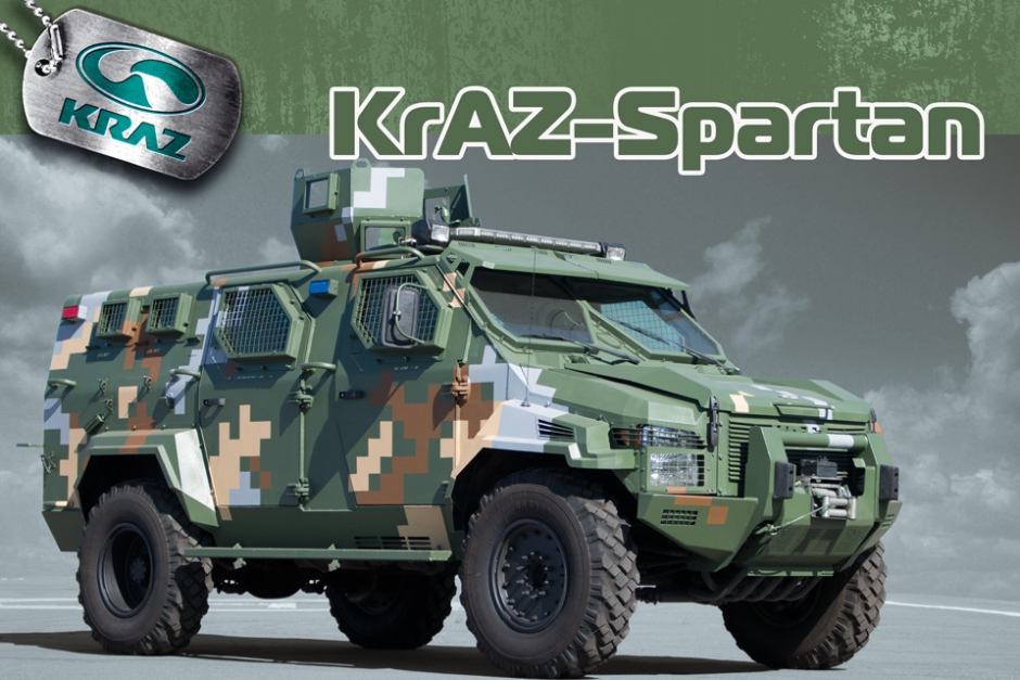 KrAZ Spartan, a Ford powered Ukrainian army vehicle