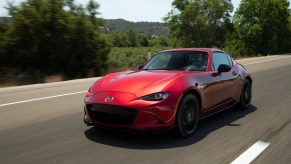 This Mazda MX-5 Miata is supported by the Mazda Collision Network