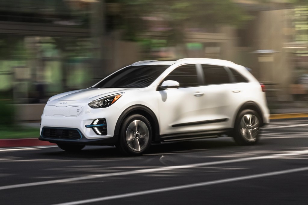 The 2022 Kia Niro EV offers the practicality of an electric SUV with the efficiency of an EV.