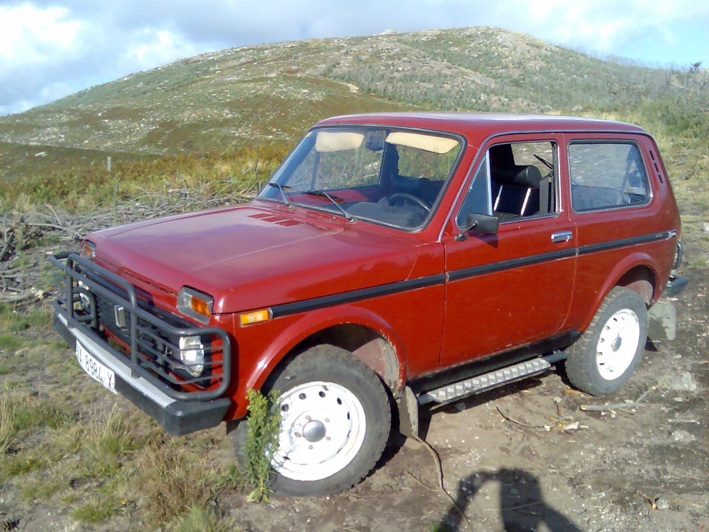 The Lada Niva is an old-school, 4x4 SUV.